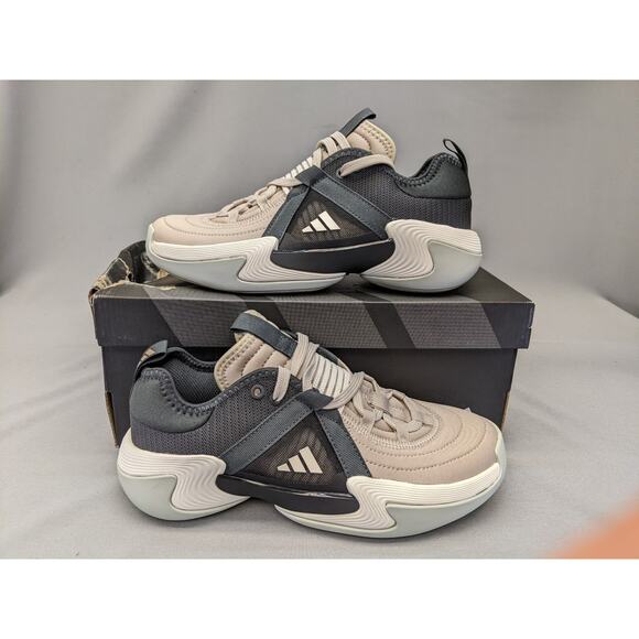 Adidas Women's Exhibit Select Sneaker, Wonder Beige/Off White/Carbon, 5.5 - Picture 2 of 9